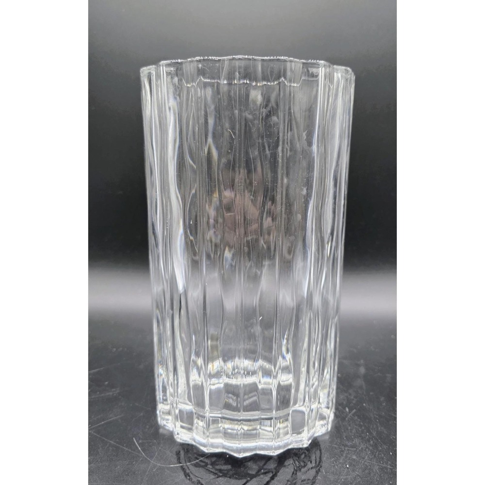 Vintage Waterford Marquis By Waterford 8" Oval Textured Vase Clear Crystal